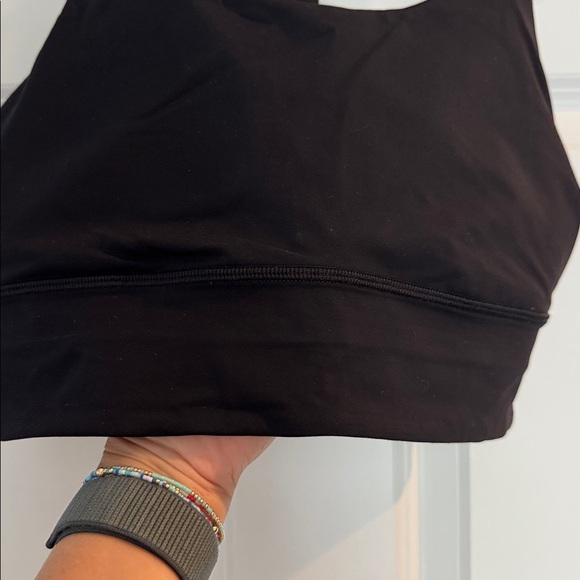 Lululemon Athletica Long Line Black Sports Bra - Picture 3 of 4